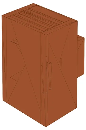 Flat  Panel  True  Style  T  M  I  R6100  Mahogany  Doors